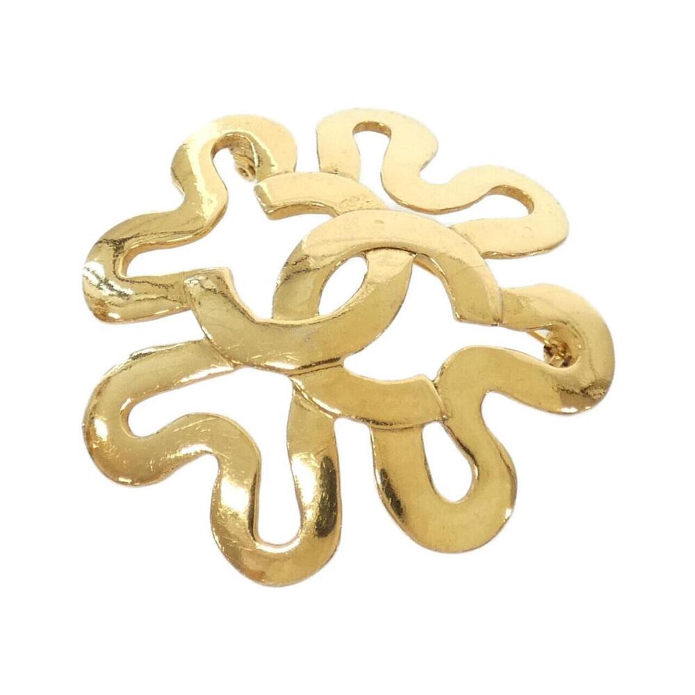CHANEL Authentic Gold Brooch - Picture 1 of 3